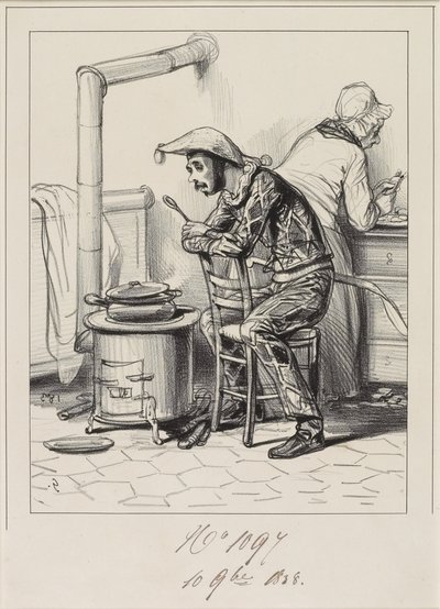 私を前進させてください。 。 、1838 作： Paul Gavarni